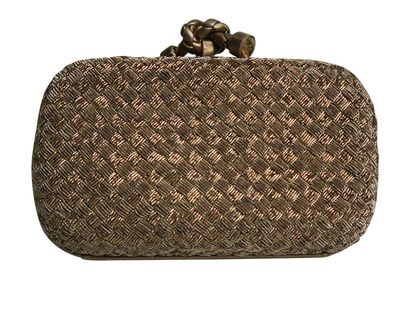 Bottega Knot Clutch, front view